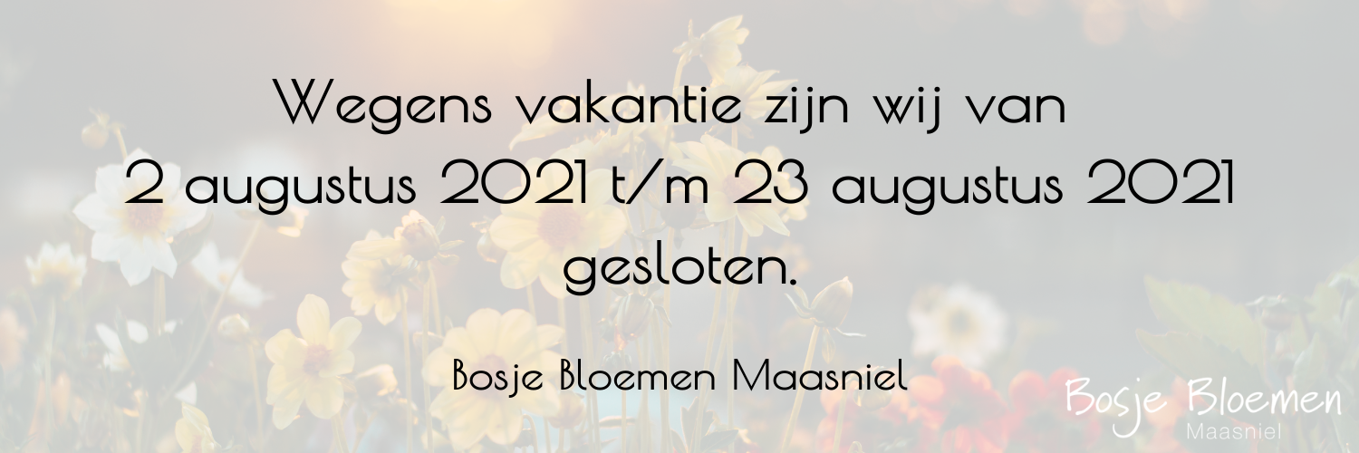 Vanaf 3 maart mogen er op afspraak twee personen in de winkel. Verder werken we op bestelling en afhalen aan de deur. Bezorgen kan natuurlijk ook!